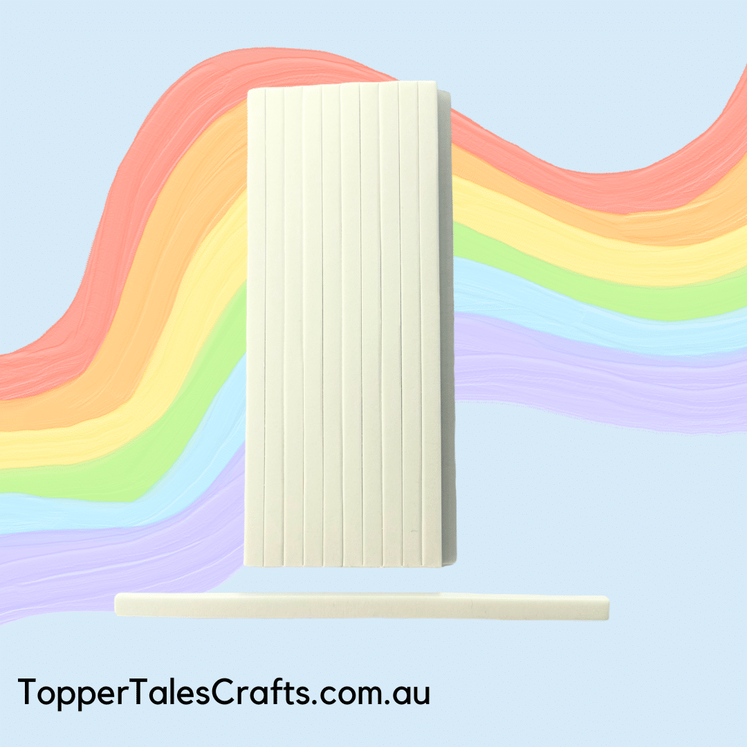 Foam Adhesive Coloured Strips 5mm - White image