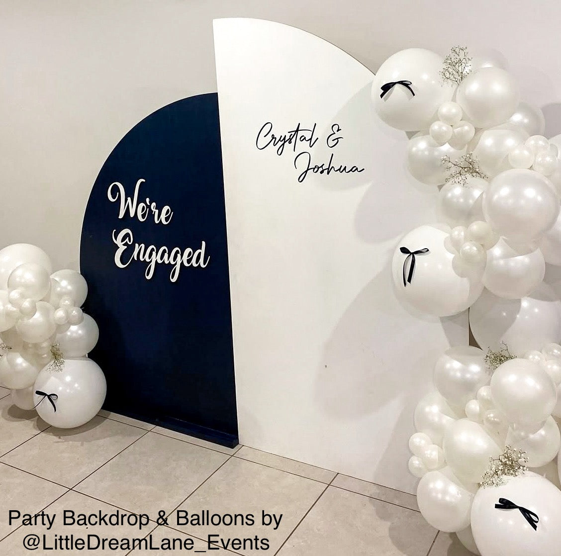 Affordable 'We're Engaged!' Wooden Sign - Rustic Plywood Backdrop for Events, Proposals & home decor – Customisable & Lightweight