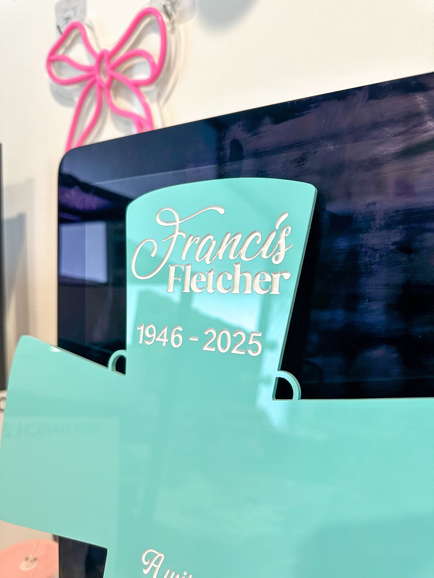 In Loving Memory Cross | Personalised Memorial Plaque