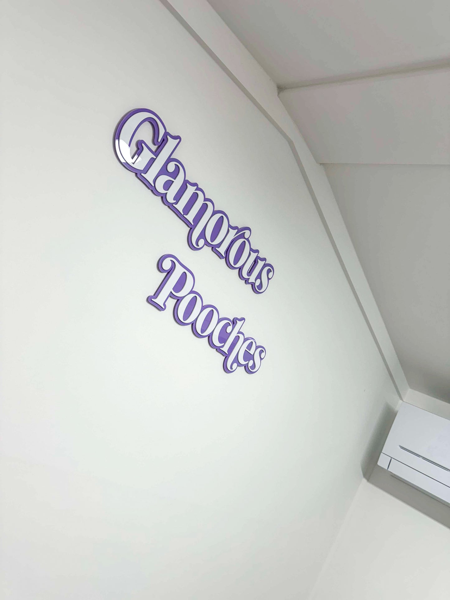 Business Double Layer Acrylic Sign