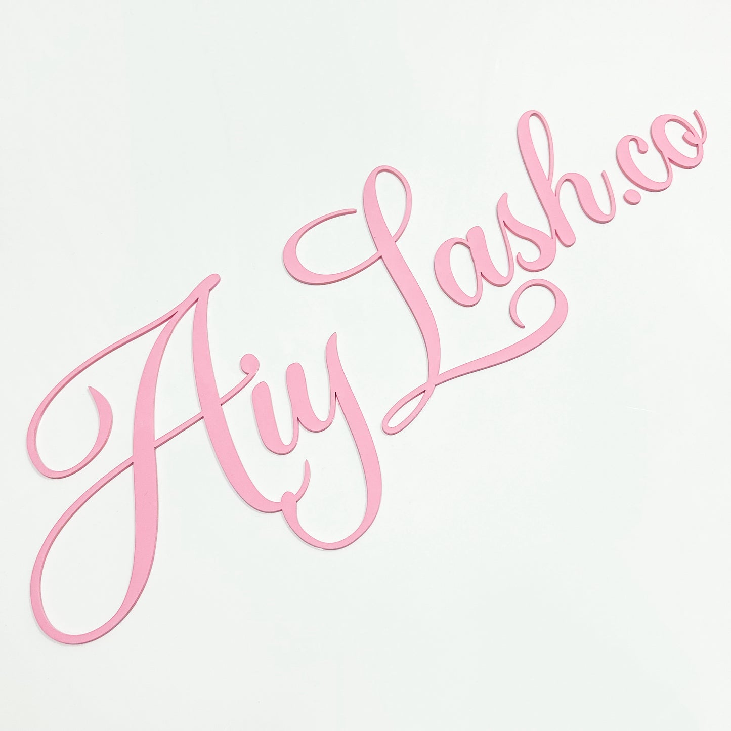 Single Layer Acrylic Name Sign