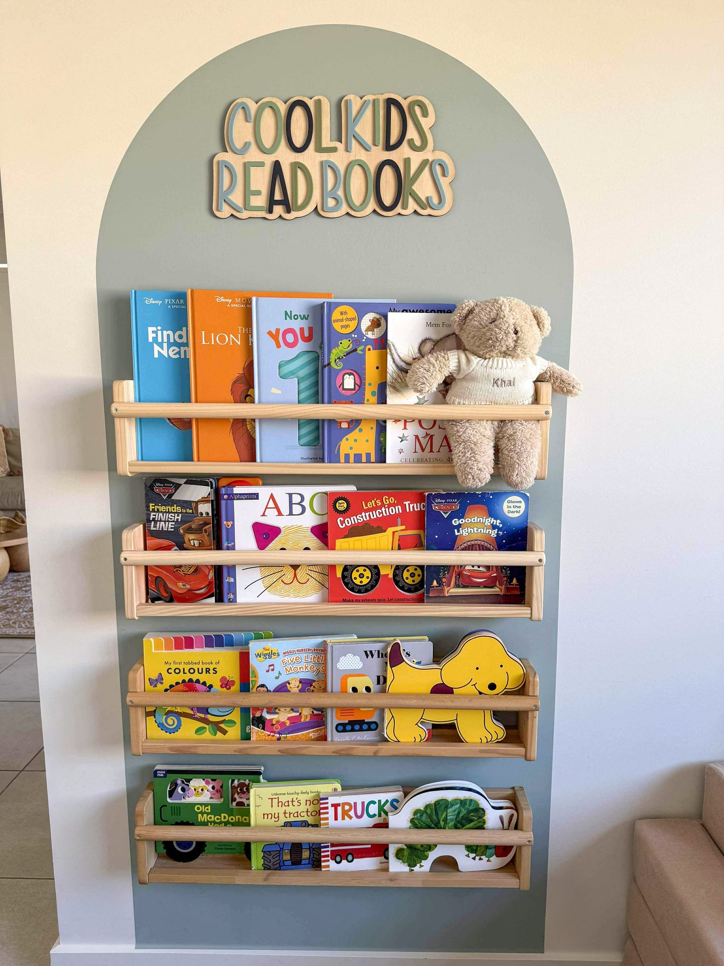 Cool Kids Read Books | Acrylic & Plywood Sign