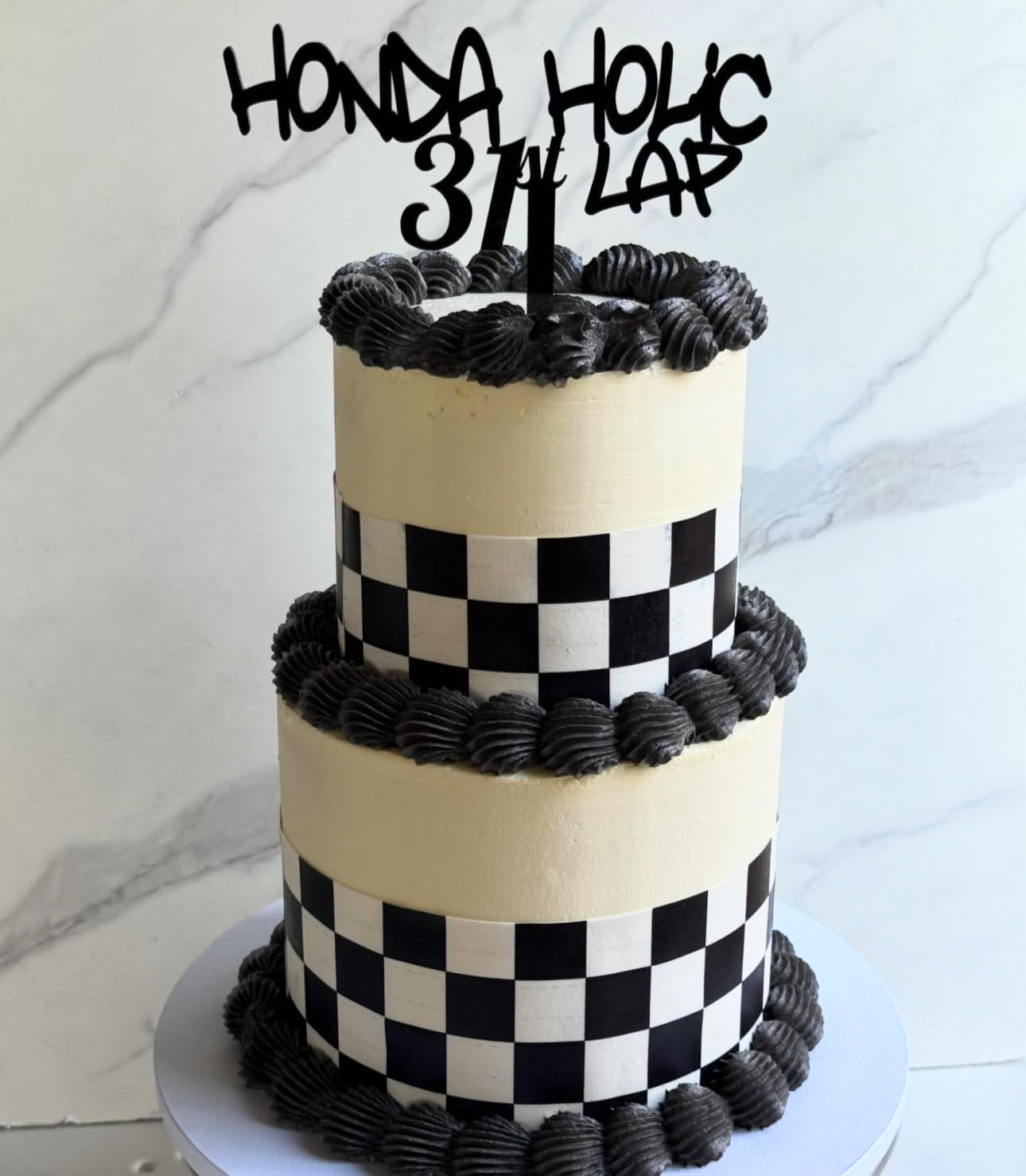 Custom Single-Layer Acrylic Cake Topper